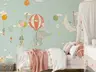 Whimsical Sky Adventure Children's Wall Mural 7