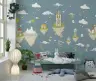 Whimsical Floating Islands Children's Wall Mural 6