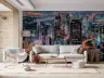 Vibrant Dubai Night Cityscape Wall Mural 8