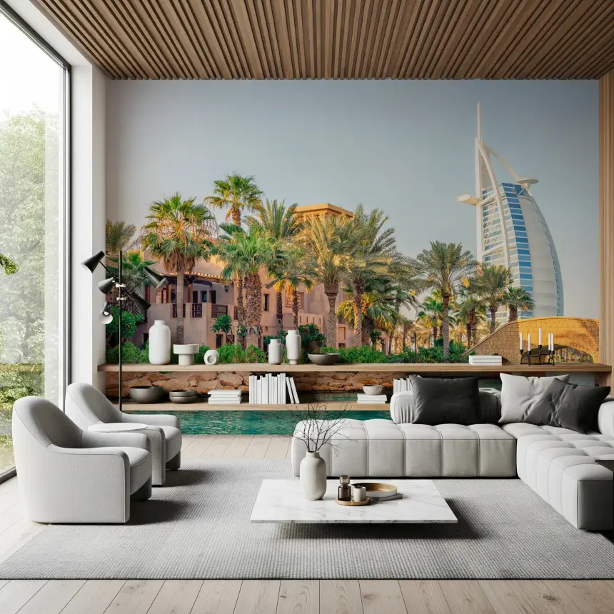 Dubai Oasis Wall Mural