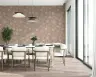 Elegant Dusty Rose Floral Motif Wallpaper 6