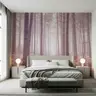 Misty Purple Forest Wall Mural 7