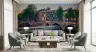 Amsterdam Canal Arched Bridges Evening Light Trails Wallpaper Mural 8