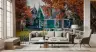 Dutch Village Autumn Scenic Wall Mural 7