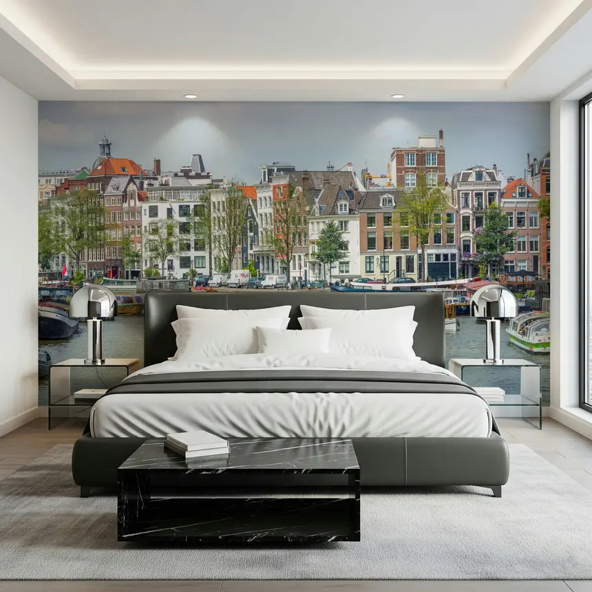 Dutch Waterway Charm Wall Mural