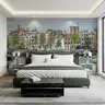 Historic European Canal Houses Scenic Wall Mural 6