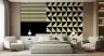 Geometric Blocks and Stripes Pattern Wallpaper 7