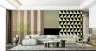 Geometric Blocks and Stripes Pattern Wallpaper 8