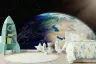Cosmic Earth View Children's Wall Mural 6