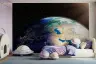 Cosmic Earth View Children's Wall Mural 7