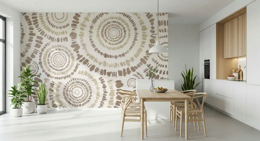 Concentric Circles Wall Mural -2861686