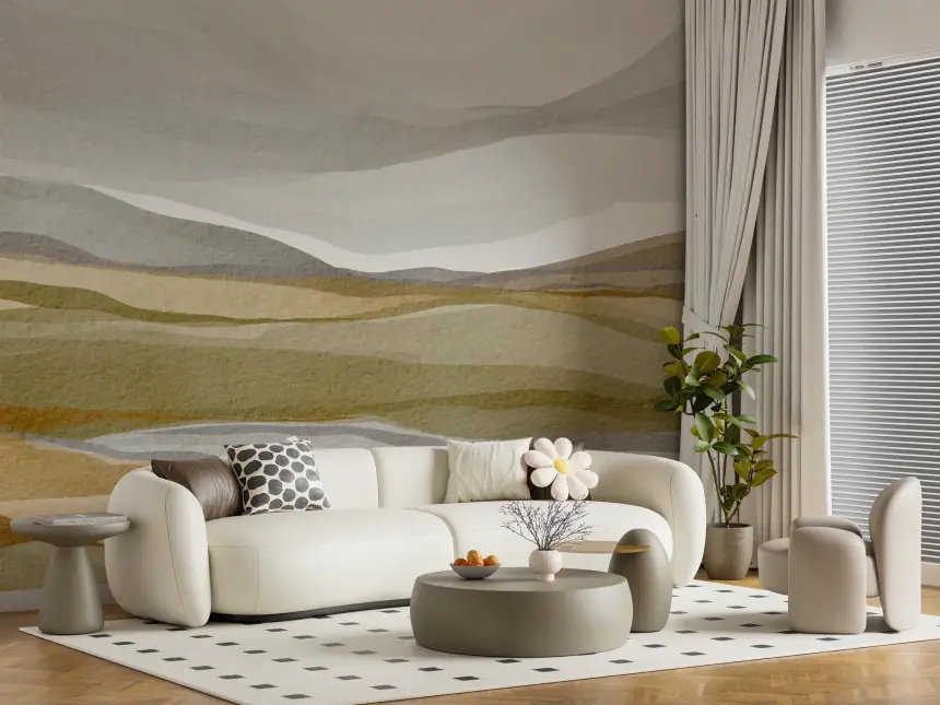 Earthen Horizon Wall Mural