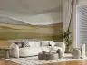 Abstract Earthy Tones Landscape Wall Mural 7