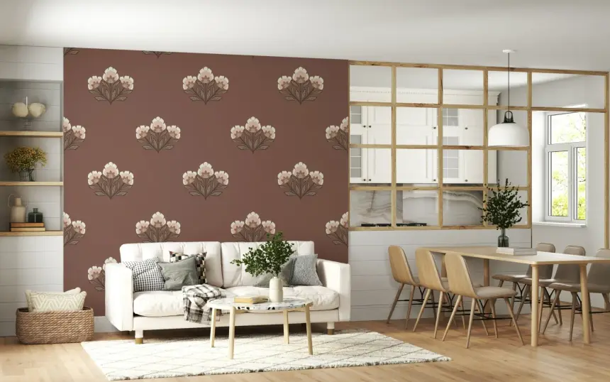 Earthy Blossom Wallpaper