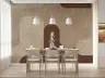 Contemporary Earthy Geometric Arc Wall Mural 6