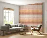 Abstract Earthy Ombre Grid Pattern Wallpaper 8