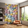 Pastel Speckled Candy Egg Wall Mural 6
