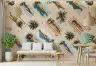 Summer Beach Loungers Wall Mural 6