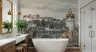 Illuminated Edinburgh Cityscape Wall Mural 7
