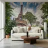Eiffel Tower Park View Scenic Wall Mural 8