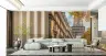 Parisian Eiffel Tower Autumn Glow Wall Mural 7
