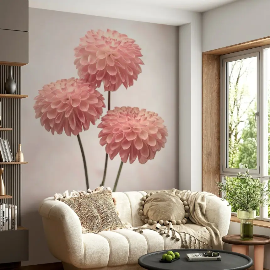 Elegant Contrasts Wall Mural