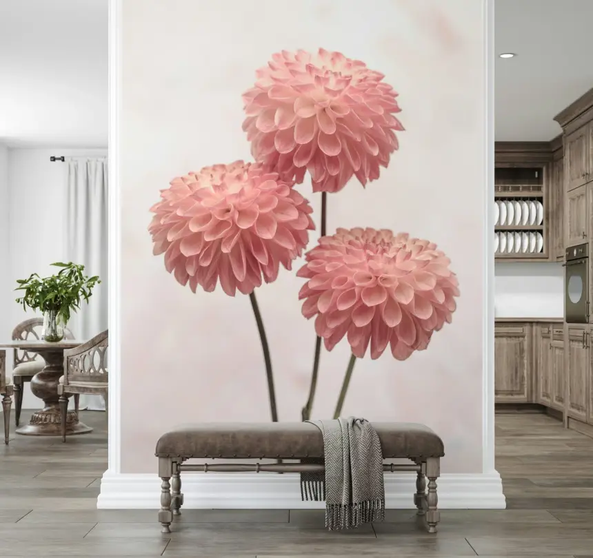 Elegant Contrasts Wall Mural