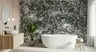 Abstract Monochrome Splatter Wall Mural 7