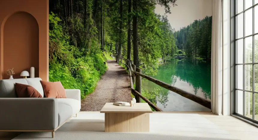 Emerald Lake Trail Wall Mural