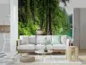 Winding Forest Path Green Landscape Wall Mural 6
