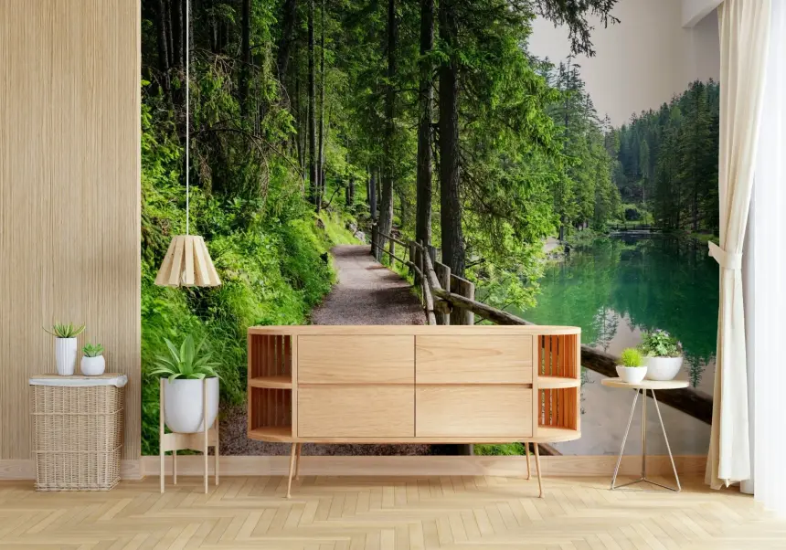 Emerald Lake Trail Wall Mural
