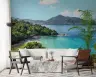 Lush Tropical Coastline Scenic Wall Mural 7