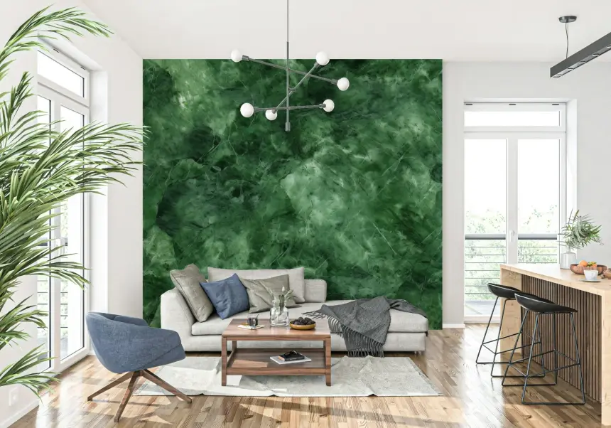Emerald Veins Wall Mural -2566721