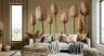 Graceful Pink Tulip Garden Wall Mural 6