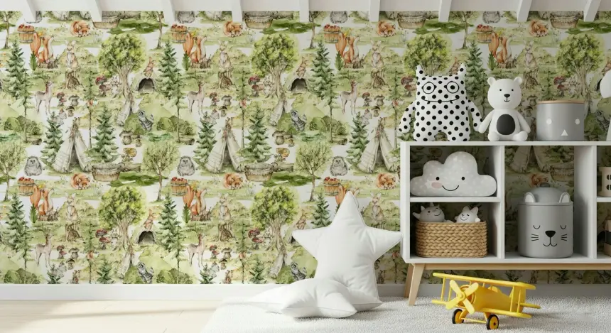 Enchanted Forest Tales Wallpaper