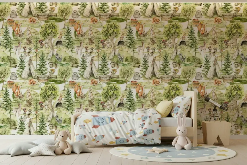 Enchanted Forest Tales Wallpaper