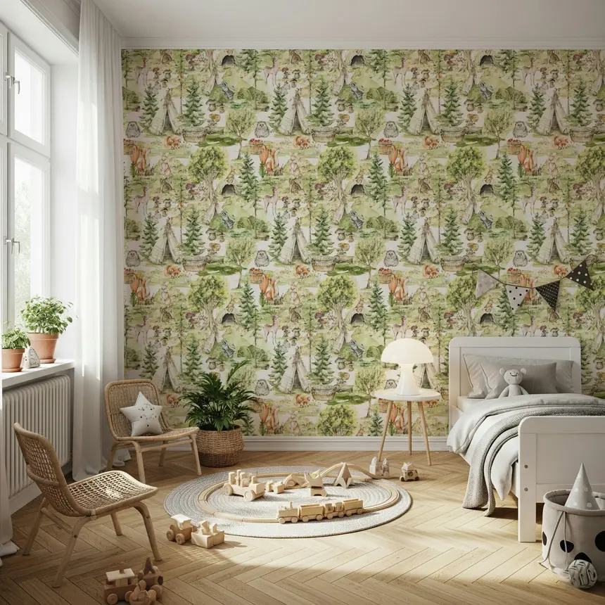 Enchanted Forest Tales Wallpaper