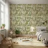 Whimsical Woodland Animals Kids Room Wallpaper 8