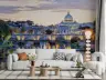 St. Peter's Basilica Rome Evening Wall Mural 8