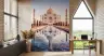 Golden Hour Taj Mahal Waterscape Wallpaper Mural 6