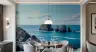 Tranquil Ocean Rock Formations Wall Mural 8