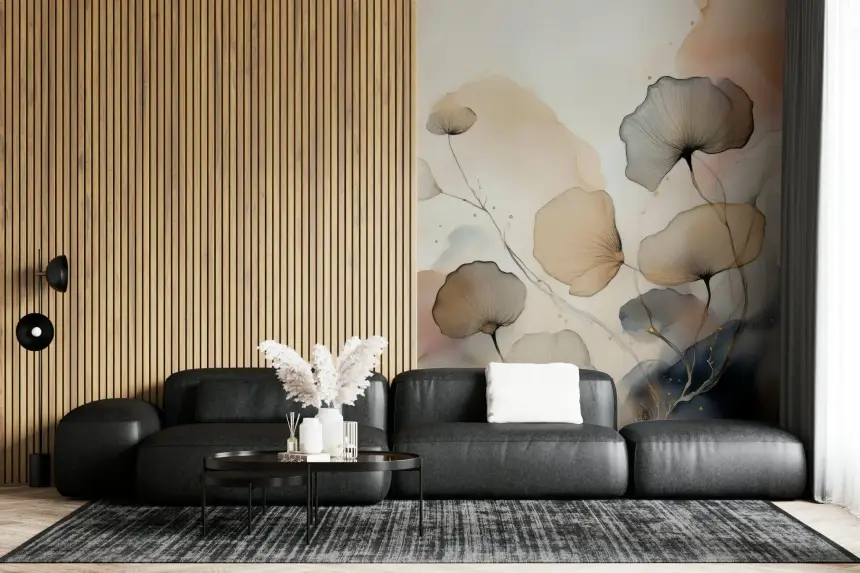 Ethereal Garden Tones Wall Mural