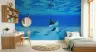 Majestic Manta Ray Deep Ocean Wall Mural 8