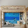 Majestic Manta Ray Deep Ocean Wall Mural 6