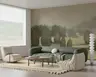 Abstract Misty Forest Landscape Wallpaper Mural 7