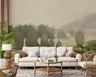 Abstract Misty Forest Landscape Wallpaper Mural 8