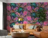 Vibrant Tropical Parrot Bloom Wall Mural 7