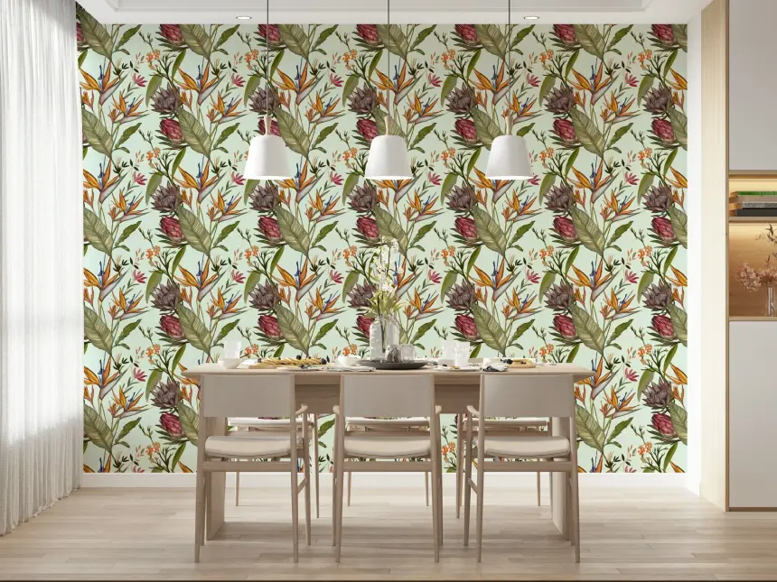 Botanical Exotic Wall Mural -2947713