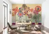 Vibrant Abstract Floral Pattern Wall Mural 7