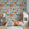Playful Farm Animals Kids' Wallpaper 6